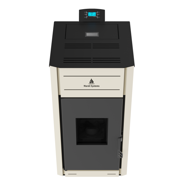 MARELI Kamin na pelet UNO 24 (3kW + 21kW) krem - EP3012035