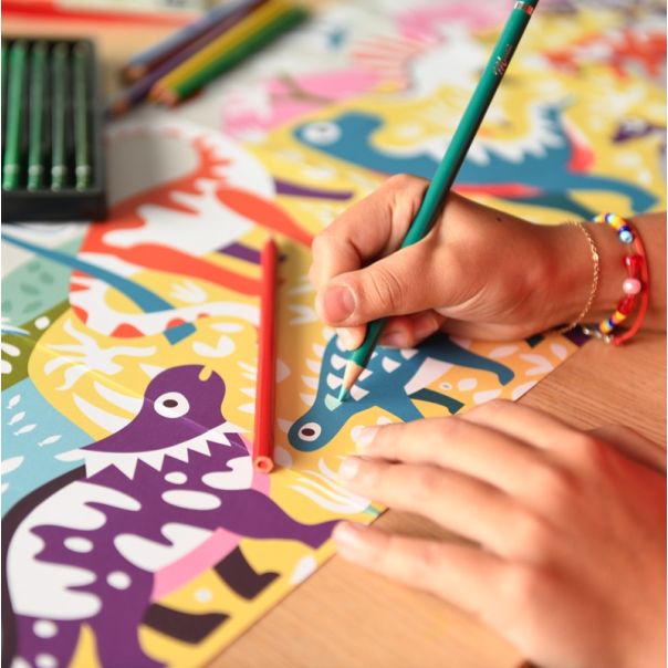 POPPIK Poster za bojenje: Dinosaurusi - COL005