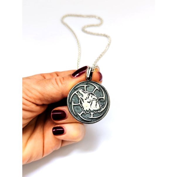 ROD - Ogrlica od sterling srebra VUK - ROD000044