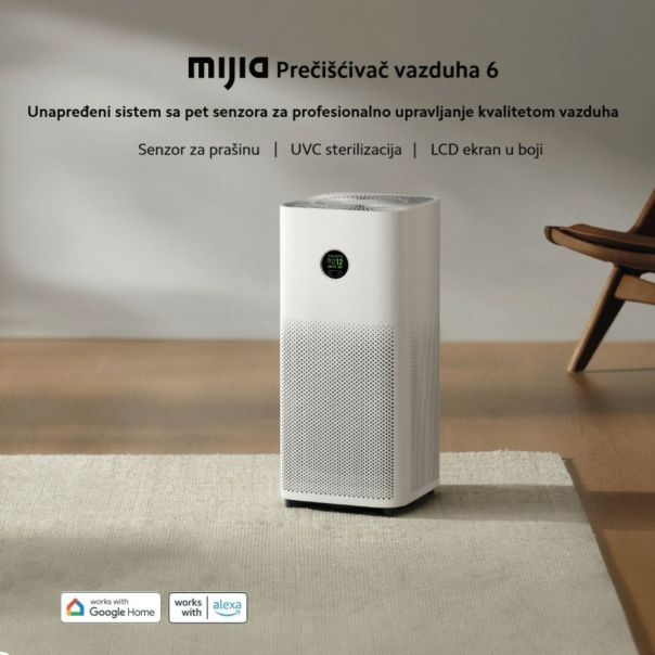 Xiaomi Mijia Air Purifier 6 prečišćivač vazduha Beli - EP3027682