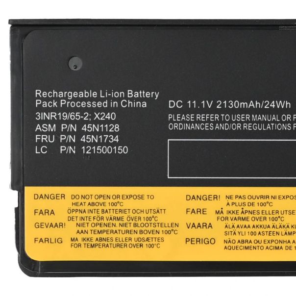 Baterija za laptop Lenovo X240, X250, X260, T550 11.1V 24W (slim) HQ2200 B - 223664