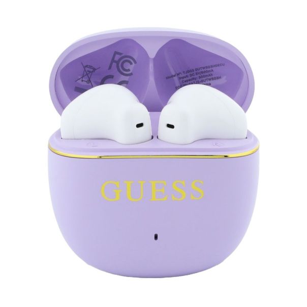 GUESS Bluetooth slusalice TWS Glossy Gold Line Classic ljubiste (GUTWSG3HGECU) - EP3193097