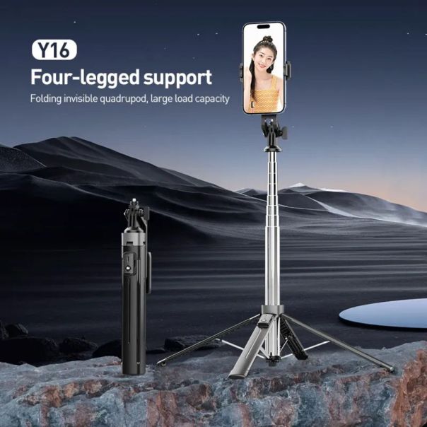 Selfie stick + tripod Y16 crni - 221817