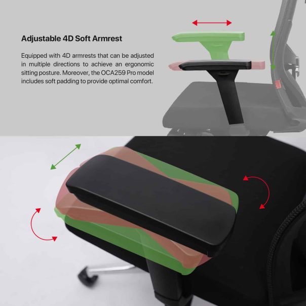 FANTECH Stolica Alpha OC-A259 PRO crna - 215606-1