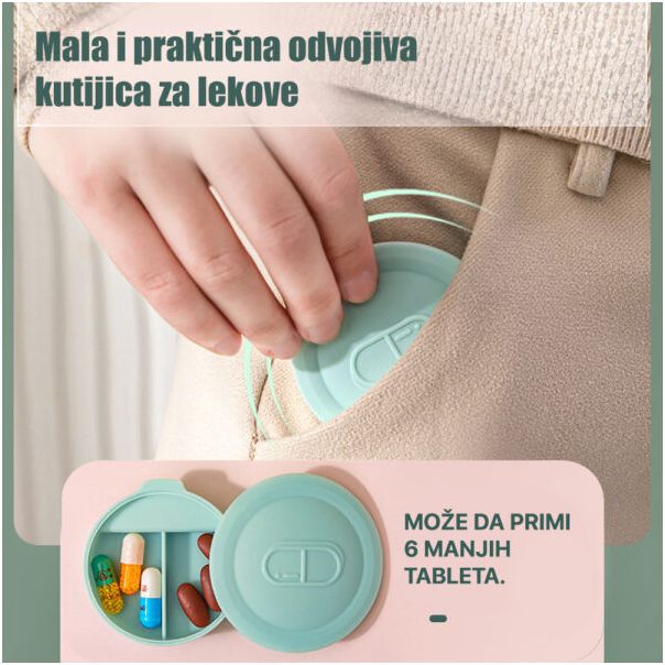 HOMEMATES TRIO set Organizatori za lekove, zelena, roze i bela (3kom) - R0305