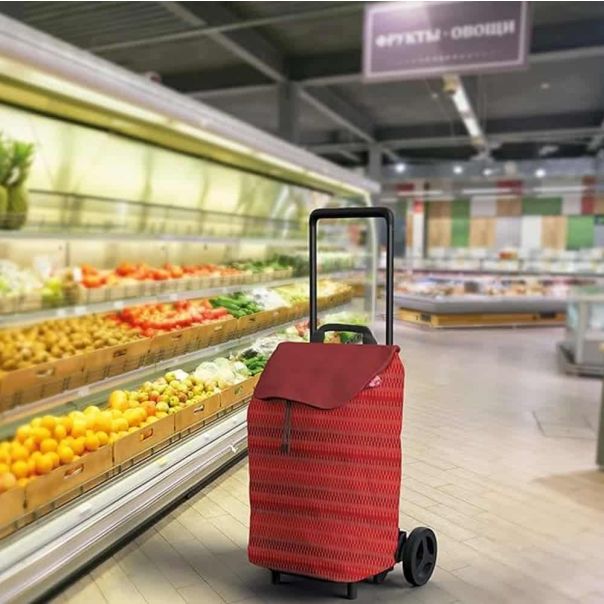 GIMI Kolica za kupovinu Easy go, 48l crvena - 06110