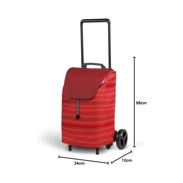GIMI Kolica za kupovinu Easy go, 48l crvena - 06110