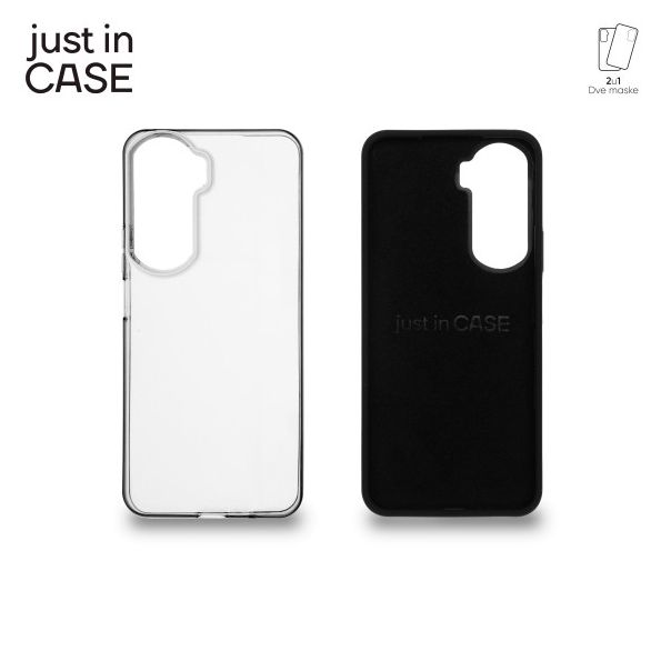 JUST IN CASE Futrola 2u1 Extra case MIX paket za Honor 90 Lite, crna - MIX430BK