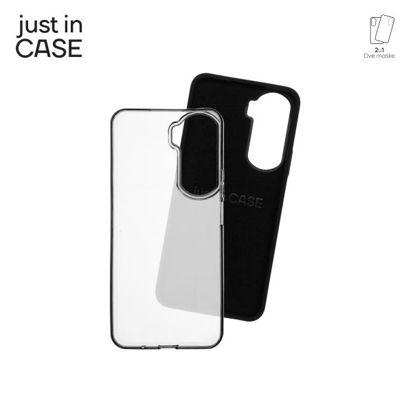 JUST IN CASE Futrola 2u1 Extra case MIX paket za Honor 90 Lite, crna - MIX430BK