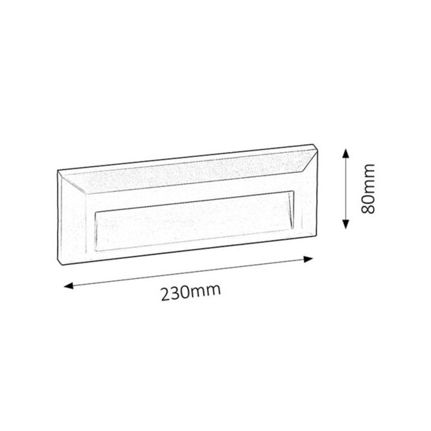 Rabalux Spoljna ugradna rasveta Pueblo LED 16W sivo (8011) - 8011