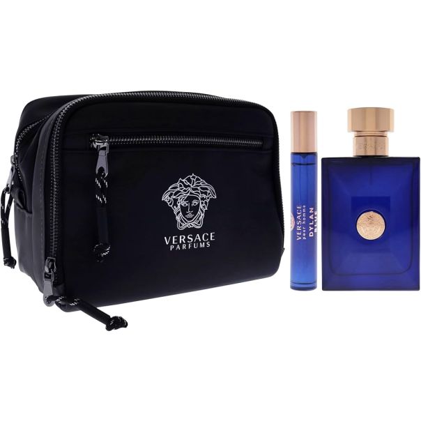Versace Dylan Blue Pour Homme Set ( EDT 100ml + EDT 10ml + Neseser ) - QKPGB0032