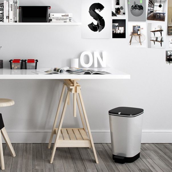 CURVER Kanta za otpatke Chic S, metalik siva - CU 256678