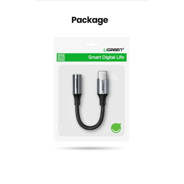 UGREEN Kabl AV161 USB-C na 3.5mm M/F 10cm - 80154