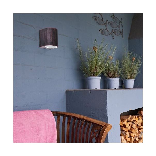 Rabalux Spoljna zidna rasveta Chile GU10 1x MAX 35W antično smeđe (8018) - 8018