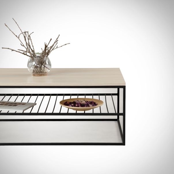 HANAH HOME Klub sto Etna, svetlobraon - 801CMY2833