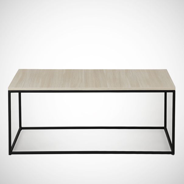 HANAH HOME Klub sto Cosco, crna/svetlobraon - 801CMY2854