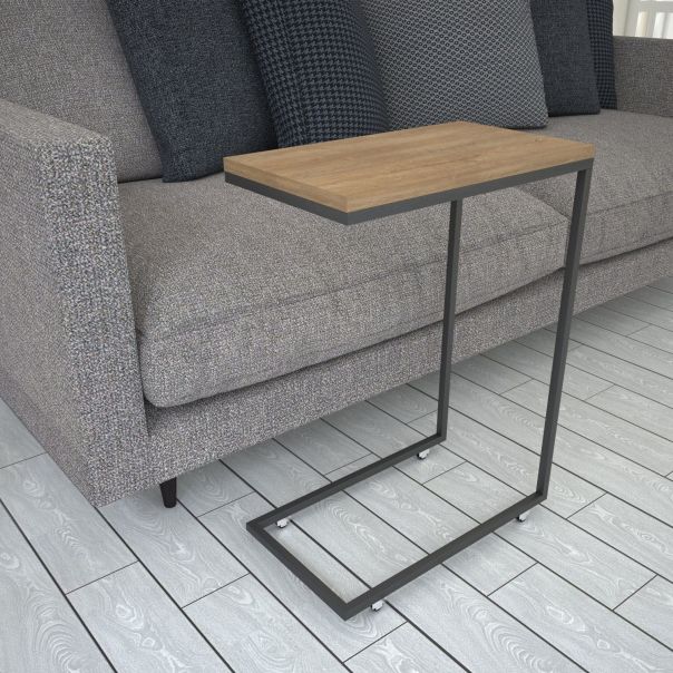 HANAH HOME Konzolni sto Callen, crna/braon - 801CMY2881
