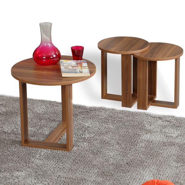 HANAH HOME Set klub stolova Mira, braon - 801CMY2926