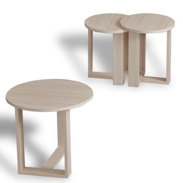 HANAH HOME Set klub stolova Mira, krem - 801CMY2927