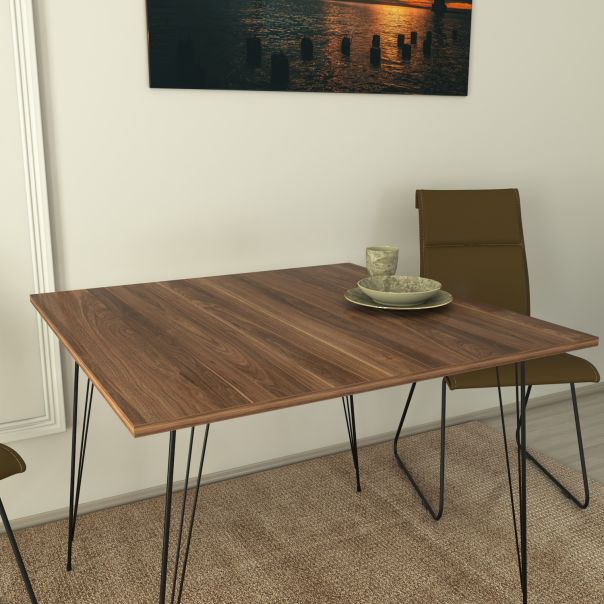 HANAH HOME Trpezarijski sto Sandalf, braon - 801CMY2937