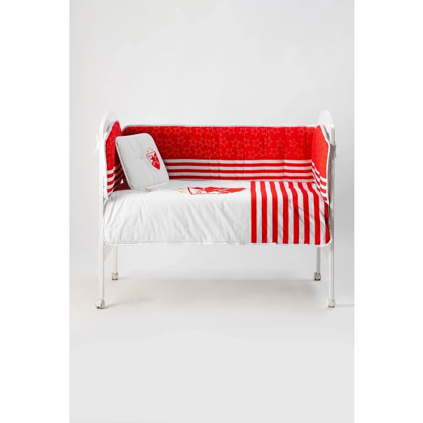 CRVENA ZVEZDA Bebi posteljina sa ogradicom digitalna - 802-24