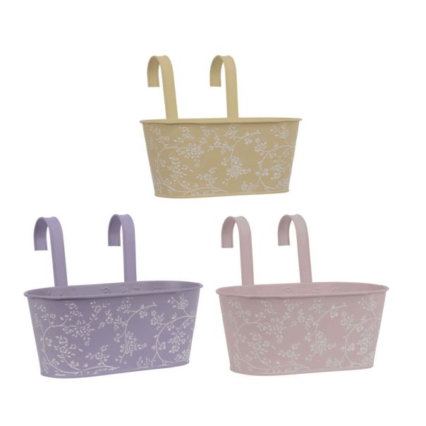 POLIMONT Metalna balkonska žardinjera 28x14cm - 802315