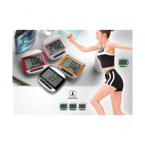 MEDISANA Pedometar XJ-105W roze-beli - MedSan156