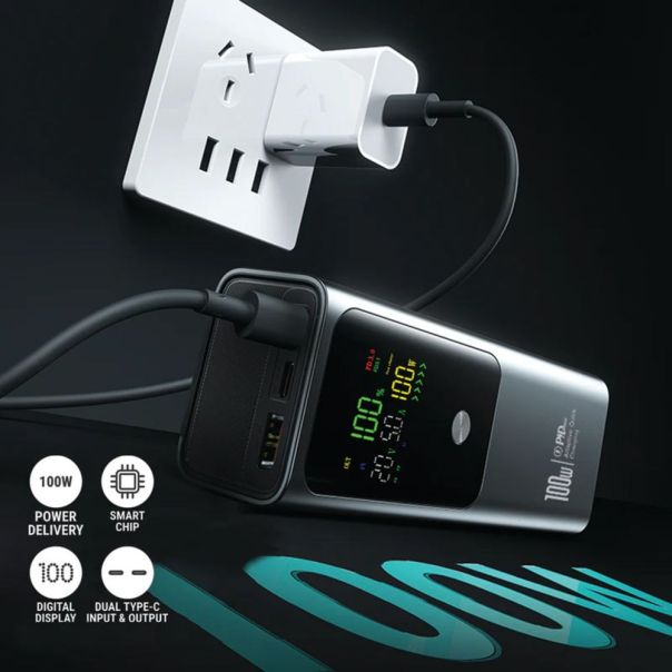 Power bank prenosiva baterija Oxpower PD100W 20000mAh crna - 223629