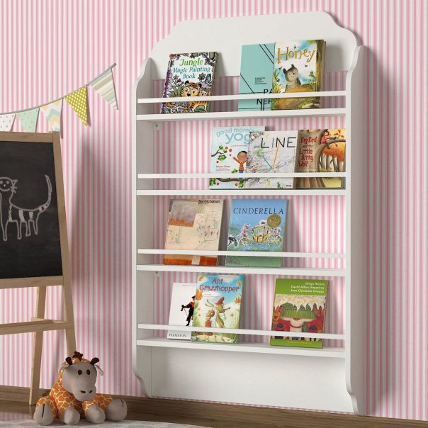 HANAH HOME Dečija polica za knjige Montessori, bela - 804TRH3614