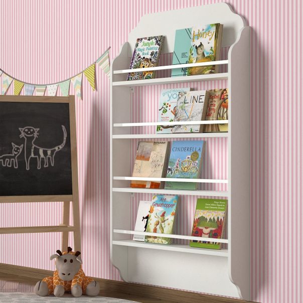 HANAH HOME Dečija polica za knjige Montessori, bela - 804TRH3614