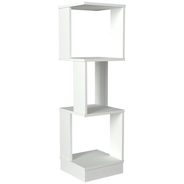 HANAH HOME Polica za knjige Levander, bela - 804TRH4503