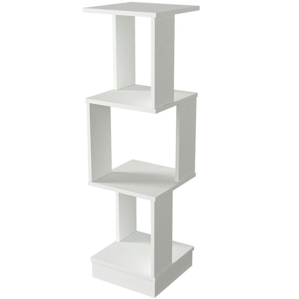 HANAH HOME Polica za knjige Levander, bela - 804TRH4503
