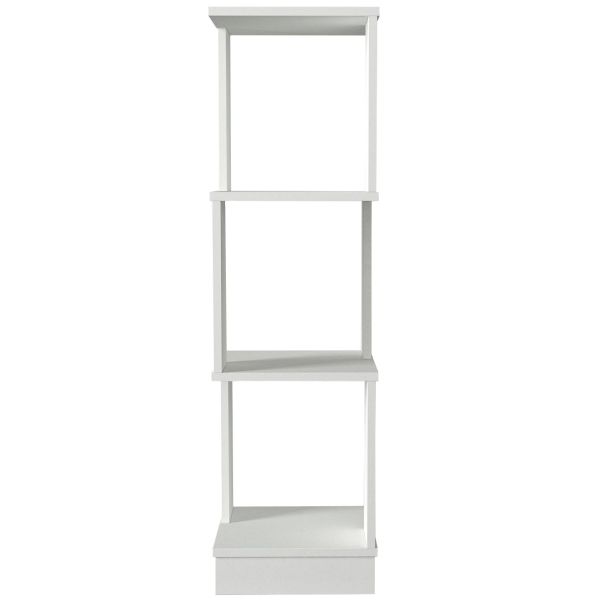 HANAH HOME Polica za knjige Levander, bela - 804TRH4503