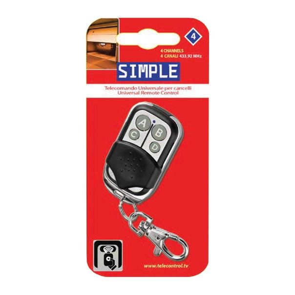 SUPERIOR Daljinski upravljač za garažna vrata i kapije, univerzalni - SIMPLE 4 - 7213-1