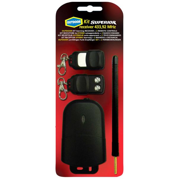 SUPERIOR Set za daljinsko upravljanje, 2 kanala, 433,92MHz - OUTDOOR KIT+2RC - 2500-1-1-1-1