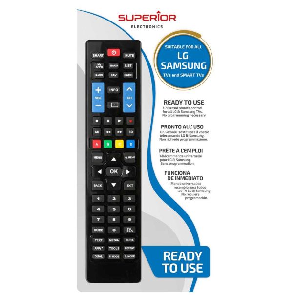 SUPERIOR Daljinski upravljač za LG / Samsung TV i SMART prijemnik - 5945