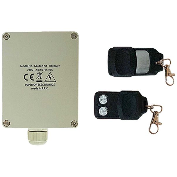 SUPERIOR Set za daljinsko upravljanje, 2 kanala, 2RC-a, 433 MHz - KIT GARDEN 433 - 10148