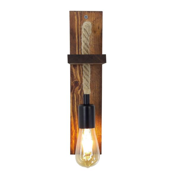 OPVIQ Zidna lampa Ahşap Aplik 17, braon - EP3005323