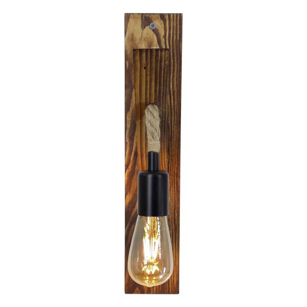 OPVIQ Zidna lampa Ahşap Aplik 18, braon - EP3005329