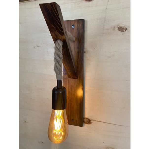 OPVIQ Zidna lampa Ahşap Aplik 18, braon - EP3005329