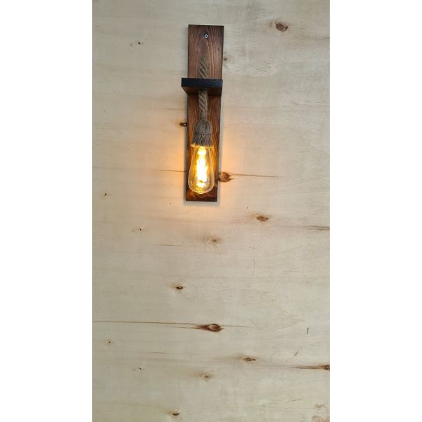 OPVIQ Zidna lampa Ahşap Aplik 23, braon - EP3005338