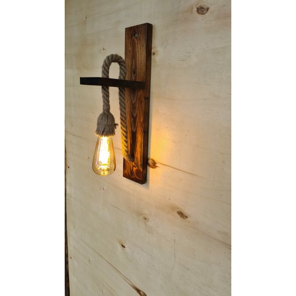 OPVIQ Zidna lampa Ahşap Aplik 23, braon - EP3005338