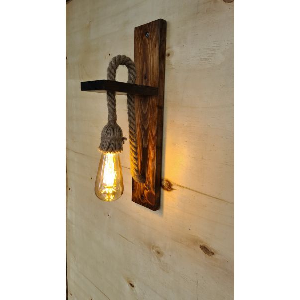 OPVIQ Zidna lampa Ahşap Aplik 23, braon - EP3005338