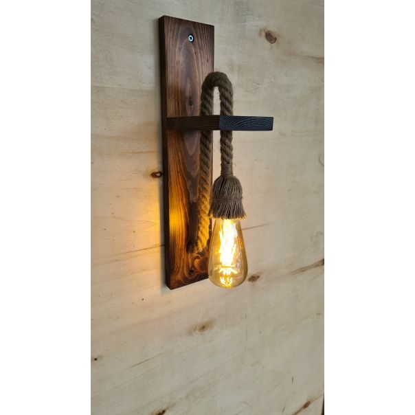 OPVIQ Zidna lampa Ahşap Aplik 23, braon - EP3005338