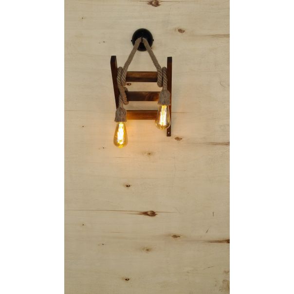 OPVIQ Zidna lampa Merdiven Halat Aplik, braon - EP3005377