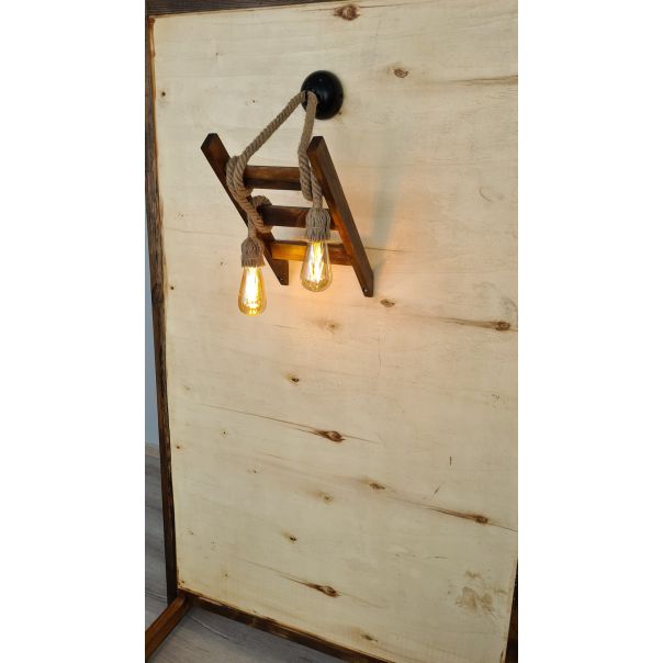 OPVIQ Zidna lampa Merdiven Halat Aplik, braon - EP3005377