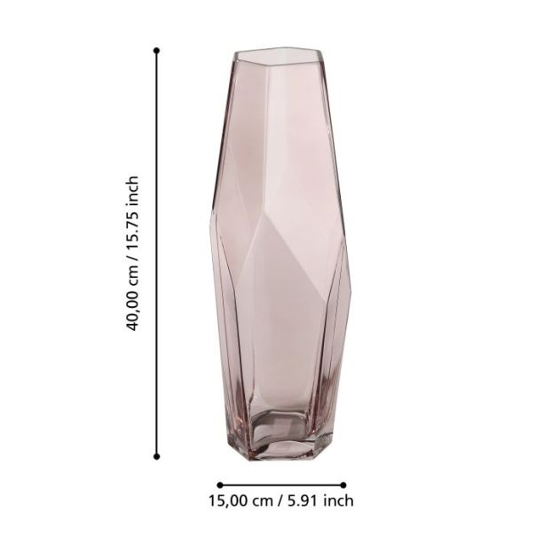 EGLO Staklena vaza 40x15cm Clonony - 421346