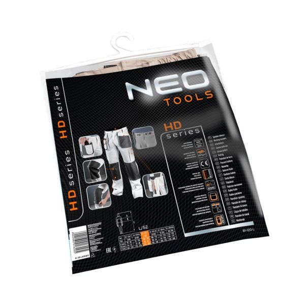 NEO TOOLS Pantalone bele - 81-120