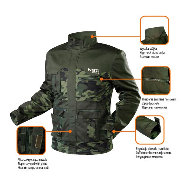 NEO TOOLS Jakna maskirna - 81-211