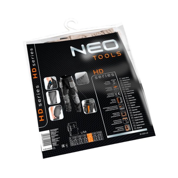 NEO TOOLS Pantalone radne sive - 81-220